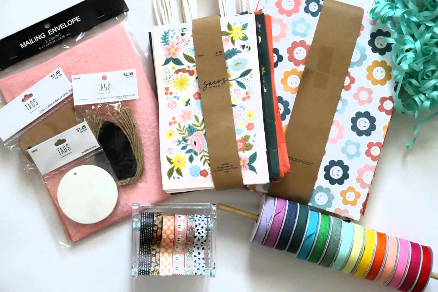 DIY a gift-wrapping station in a closet! - A girl and a glue gun
